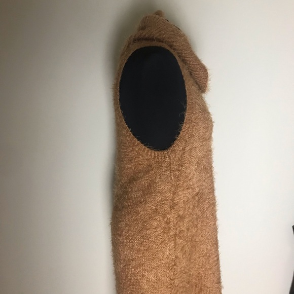 Show Me Your MUMU Fauna Cozy Tan Sleeveless Sweater Dress - Picture 5 of 9